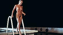 British actress Belinda Mayne fully nude at White Fire British actress Belinda Mayne fully nude at White Fire