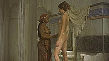 Marie Gillain fully nude at Harem suare