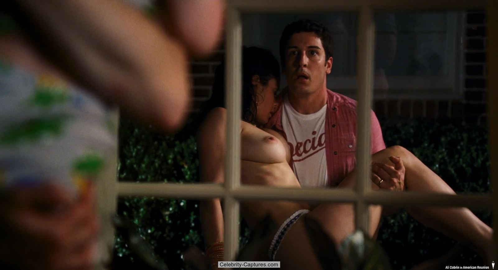 Ali Cobrin topless in 'American Reunion'