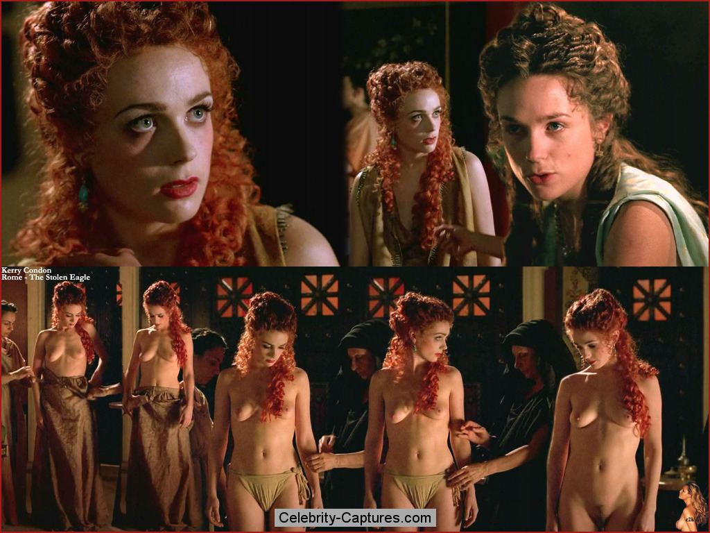 Kerry Condon full frontal nude scenes from Rome - The Stolen Eagle. 